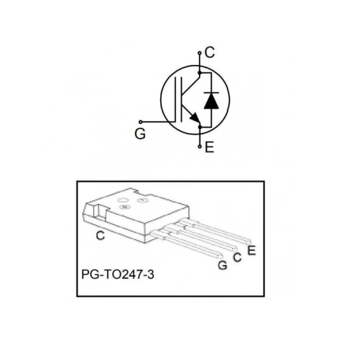 IGBT K75T60 600V 75A TO247 — vista 2