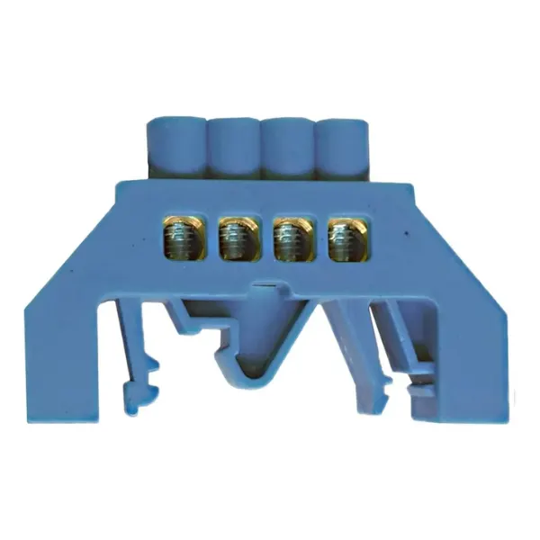 Regleta de conexión aislada para riel DIN 4 polos MechatronicStore Regleta de conexión aislada para riel DIN 4 polos - Imagen 3