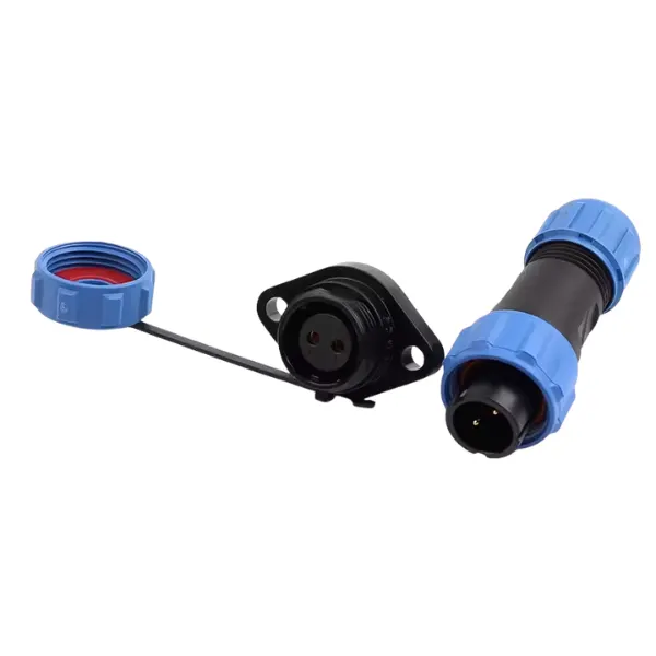 Conector SP13 IP68 2/3/4 PIN Macho + Hembra Tipo Panel MechatronicStore Conector SP13 IP68 2/3/4 PIN Macho + Hembra Tipo Panel - Imagen 3