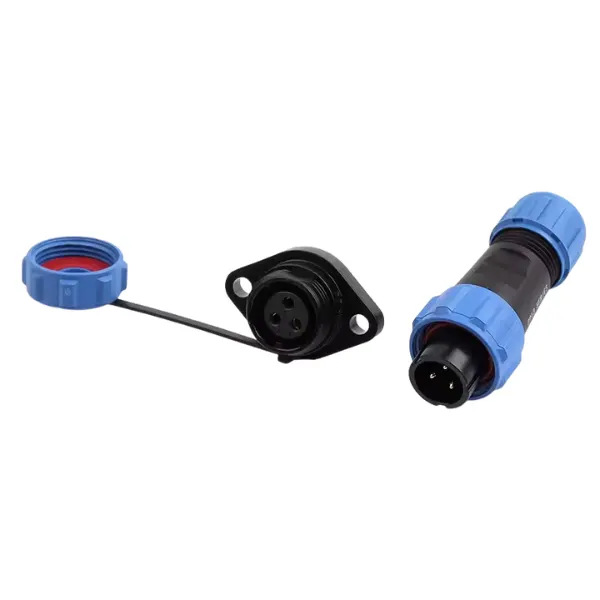Conector SP13 IP68 2/3/4 PIN Macho + Hembra Tipo Panel MechatronicStore Conector SP13 IP68 2/3/4 PIN Macho + Hembra Tipo Panel - Imagen 4