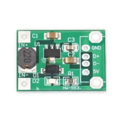 boost Convertidor Elevador de Voltaje DC-DC Boost Step-Up 1-5V a 5V MechatronicStore DC-DC