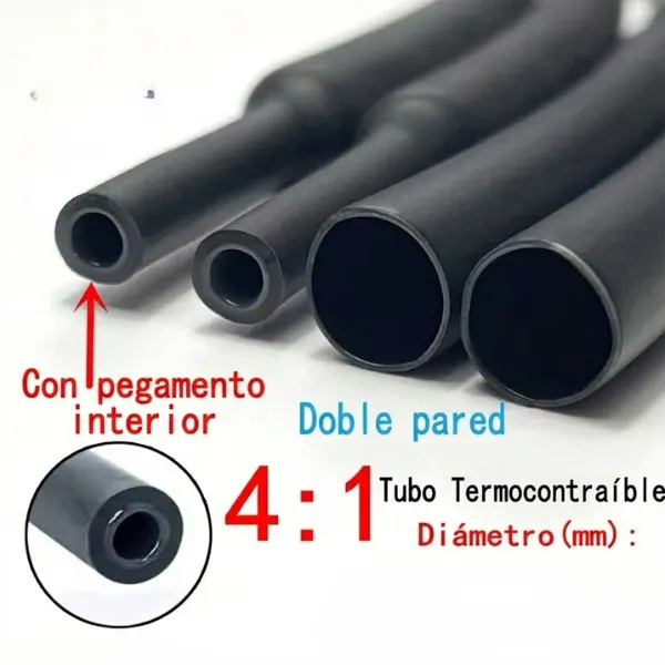 Termo Contraíble Doble Pared con Adhesivo