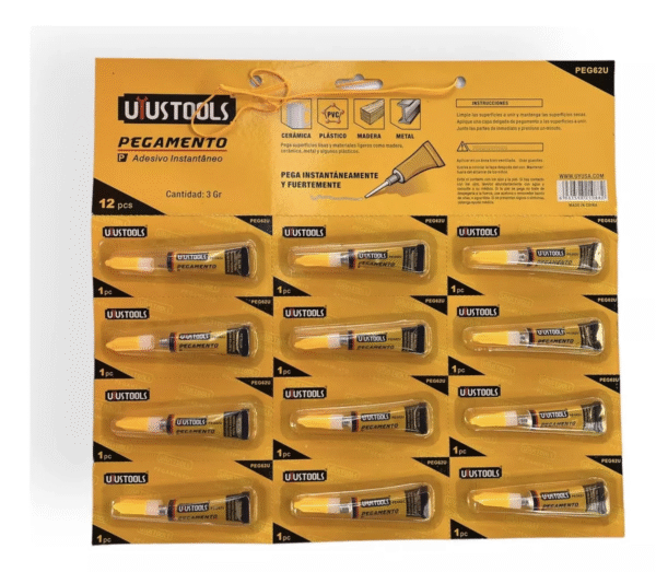 Pegamento adhesivo instantáneo Uyustools 3Gr - Imagen 2