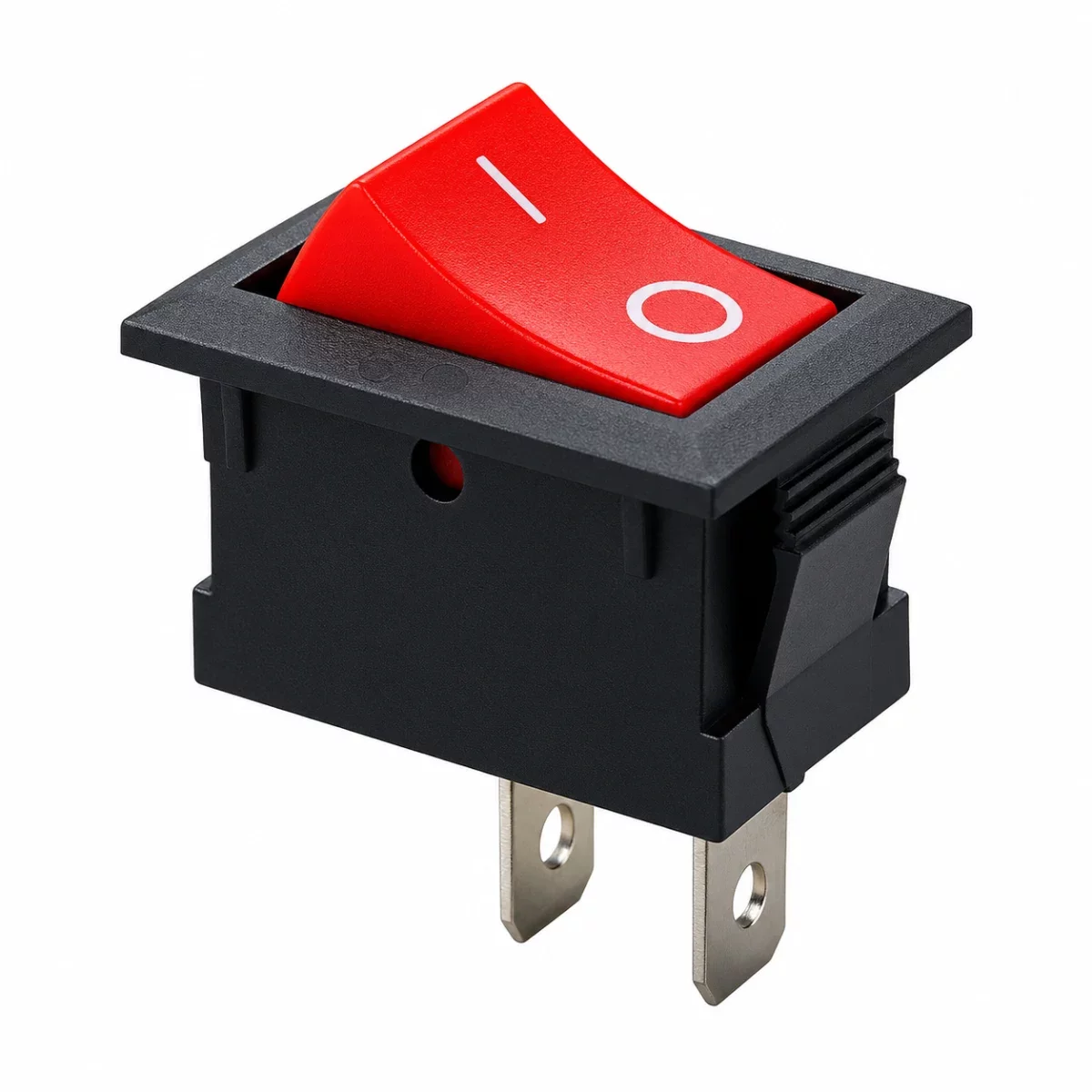 Interruptor KCD1 101 Rojo 2 Pines — vista 3