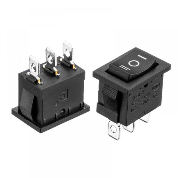 Interruptor Tipo Rocker 3 Pin 3 Posiciones - Imagen 2