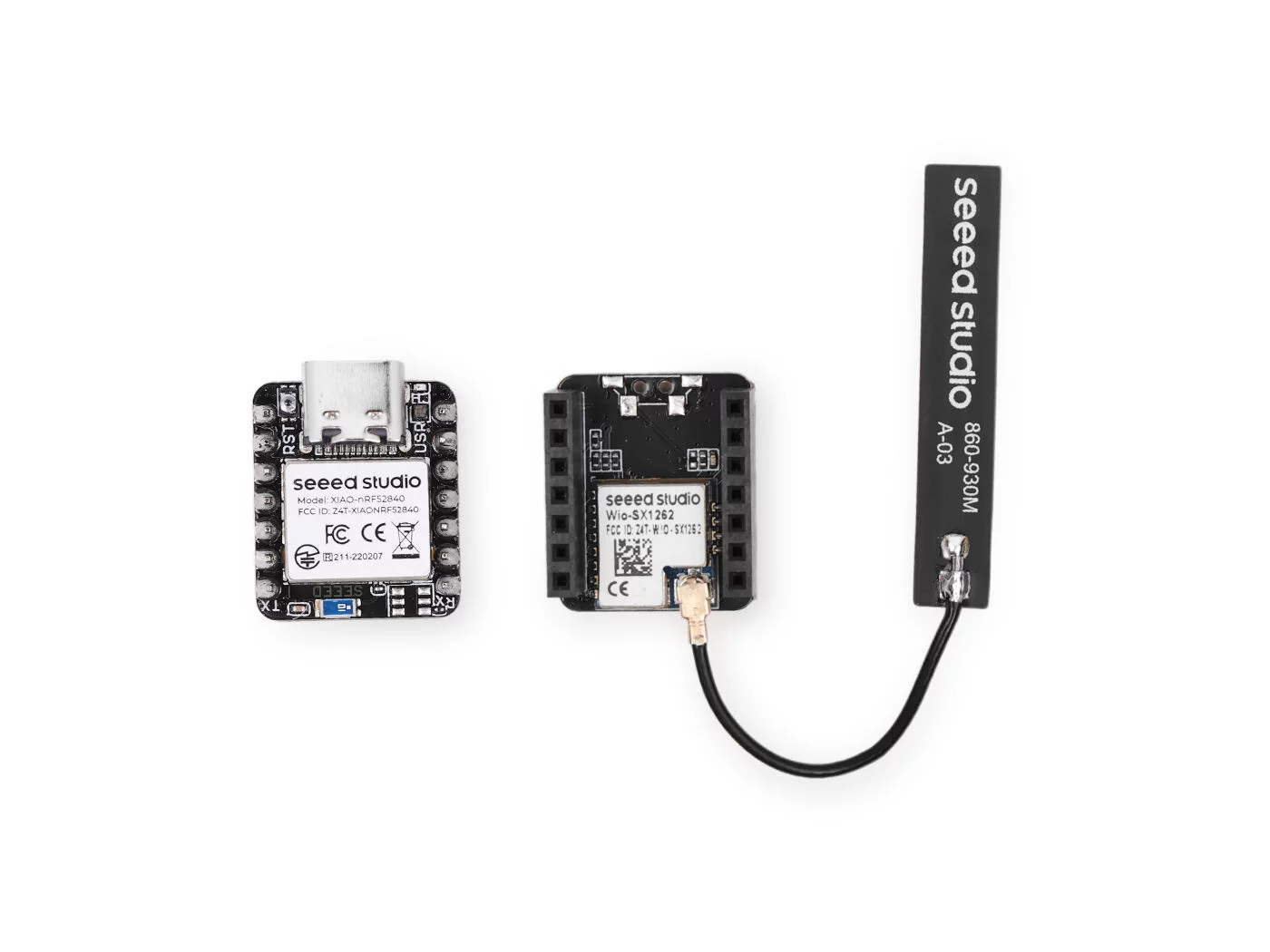 Kit Meshtastic XIAO nRF52840 LoRa SX1262 — vista 2