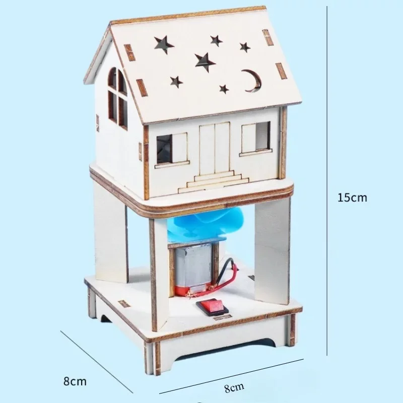 kit turbina eólica madera niños Kit Turbina Eólica Madera DIY STEAM MechatronicStore Kit Turbina Eólica Madera DIY STEAM — vista 4