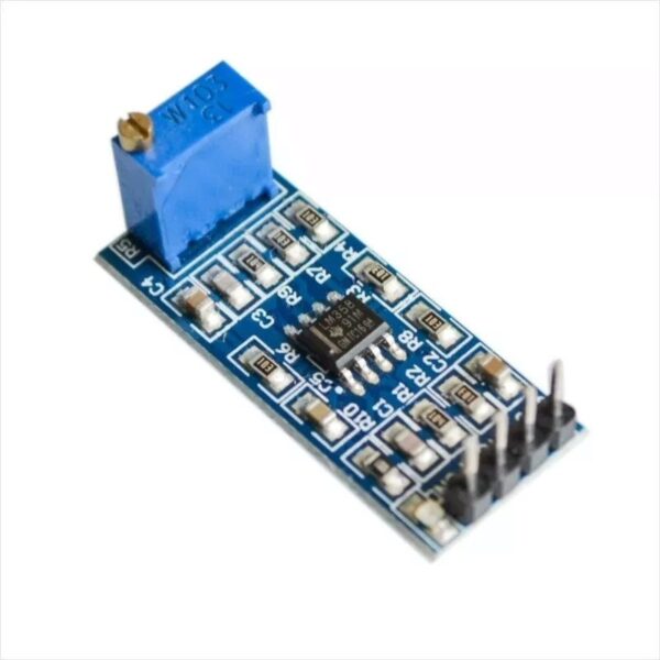 Amplificador 5-12V LM358 resistencia variable 10K