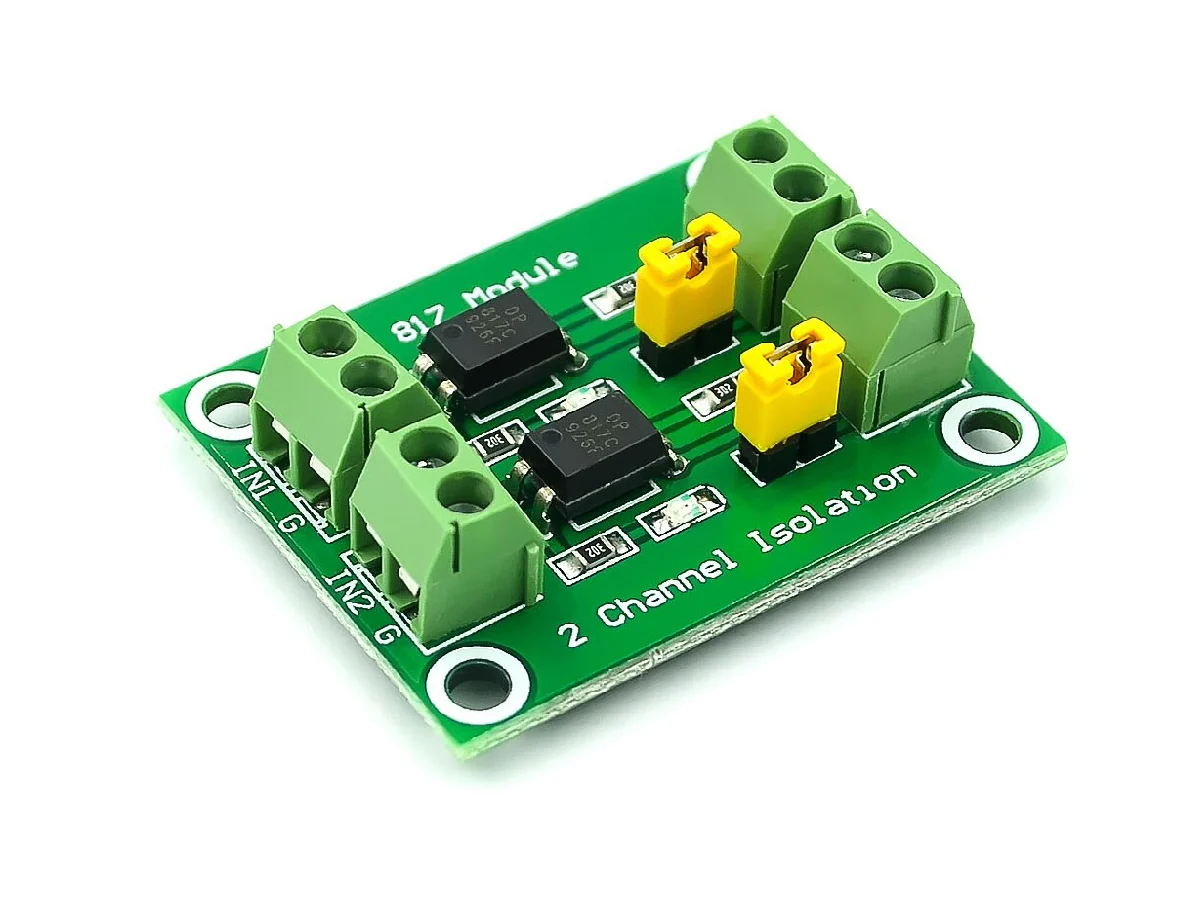 Módulo Optoacoplador de Aislamiento 2 Canales PC817 MechatronicStore optoacoplador pc817 2-ch