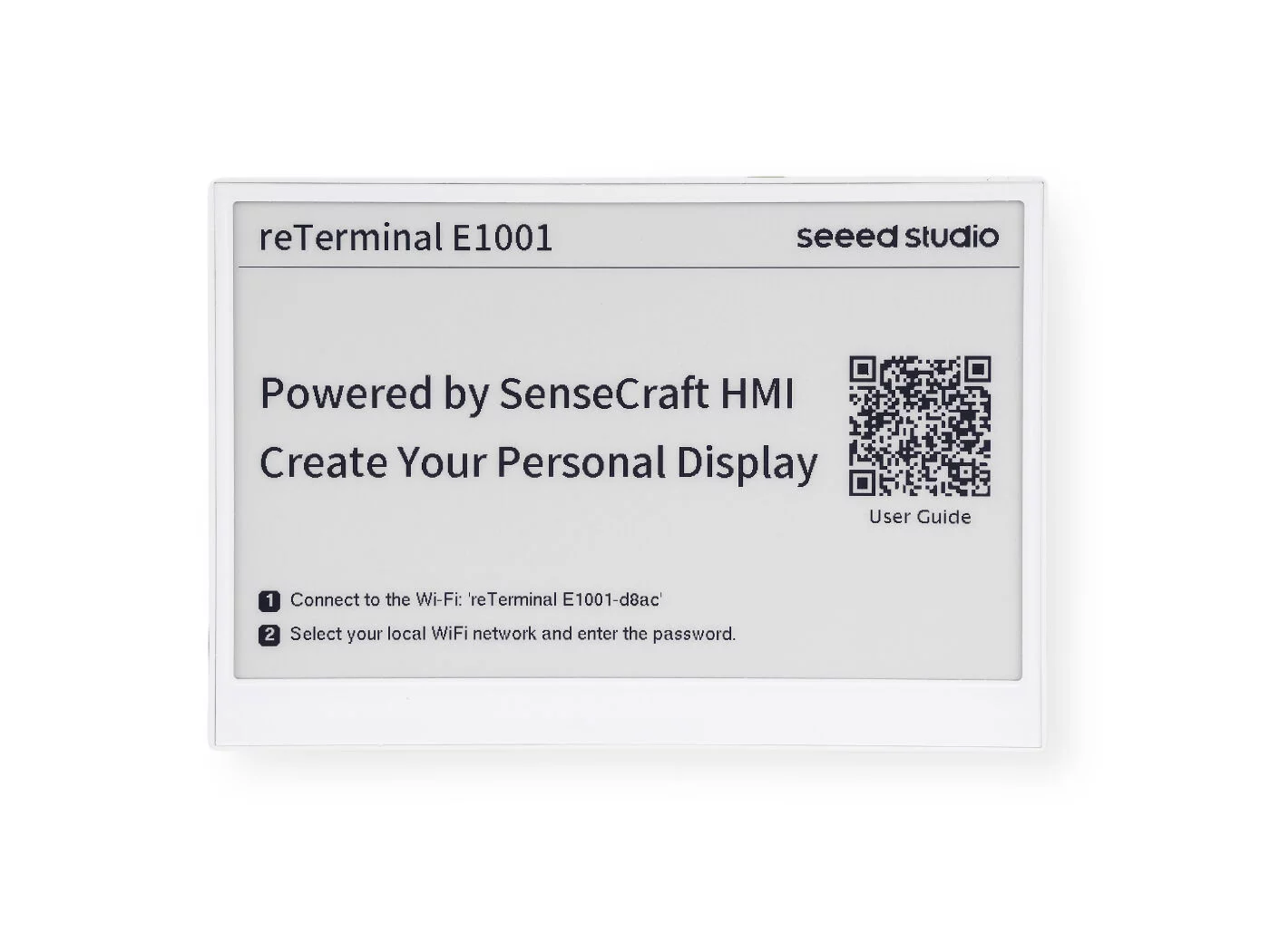 Pantalla ePaper 7.5 Monocromatica ESP32 S3 — vista 3