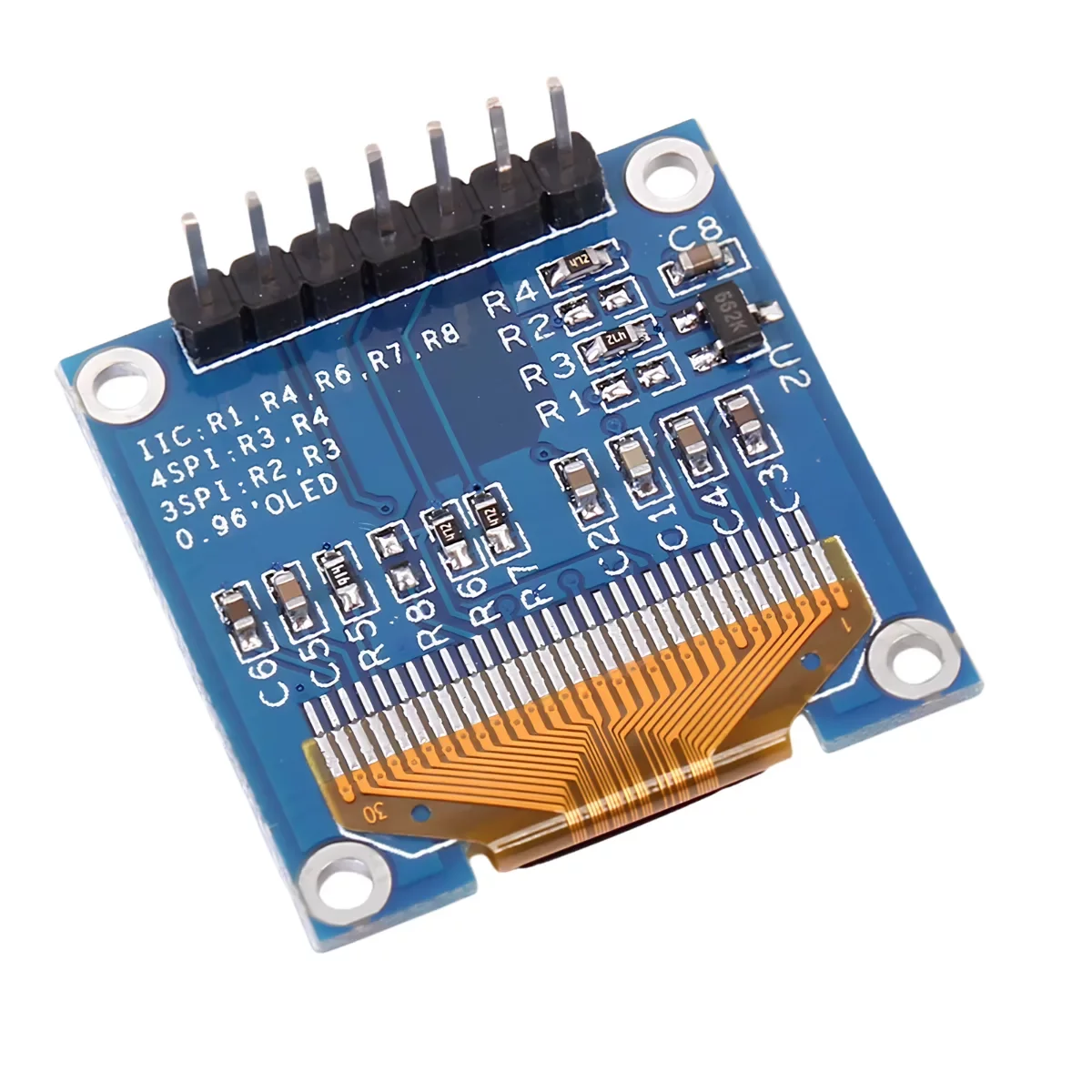 Pantalla OLED 0.96 SPI SSD1306 — vista 2