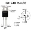 pines Transistor IRF740 MOSFET TO-220