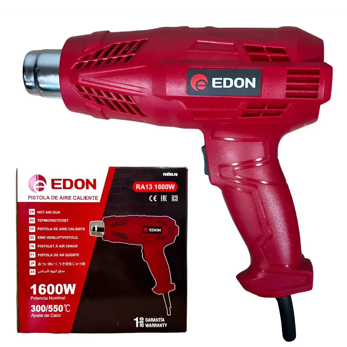 Pistola de Calor Edon RA13 1600W
