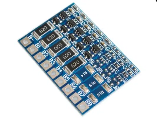 Baterías 18650 MechatronicStore Placa de Balance y Protección Cargador BMS 5S: Balance 5 Baterías de Litio