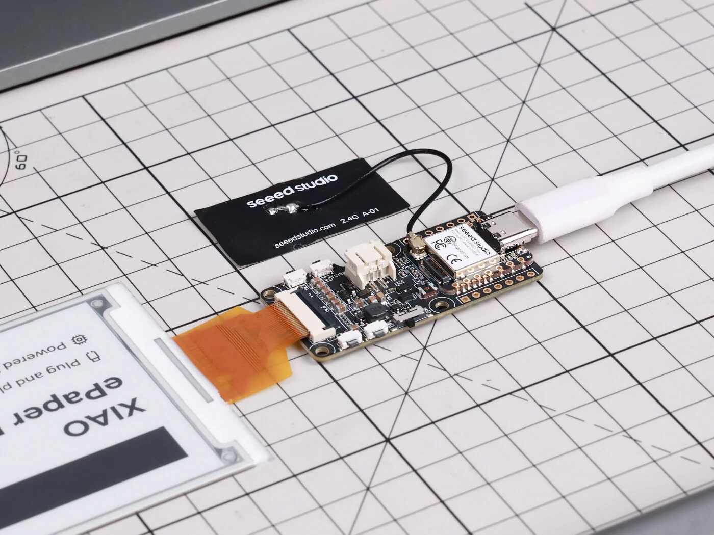 Placa Display ePaper XIAO ESP32-S3 — vista 7