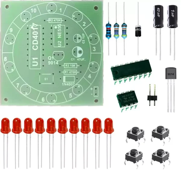 Kit de Electrónica LED Giratorio