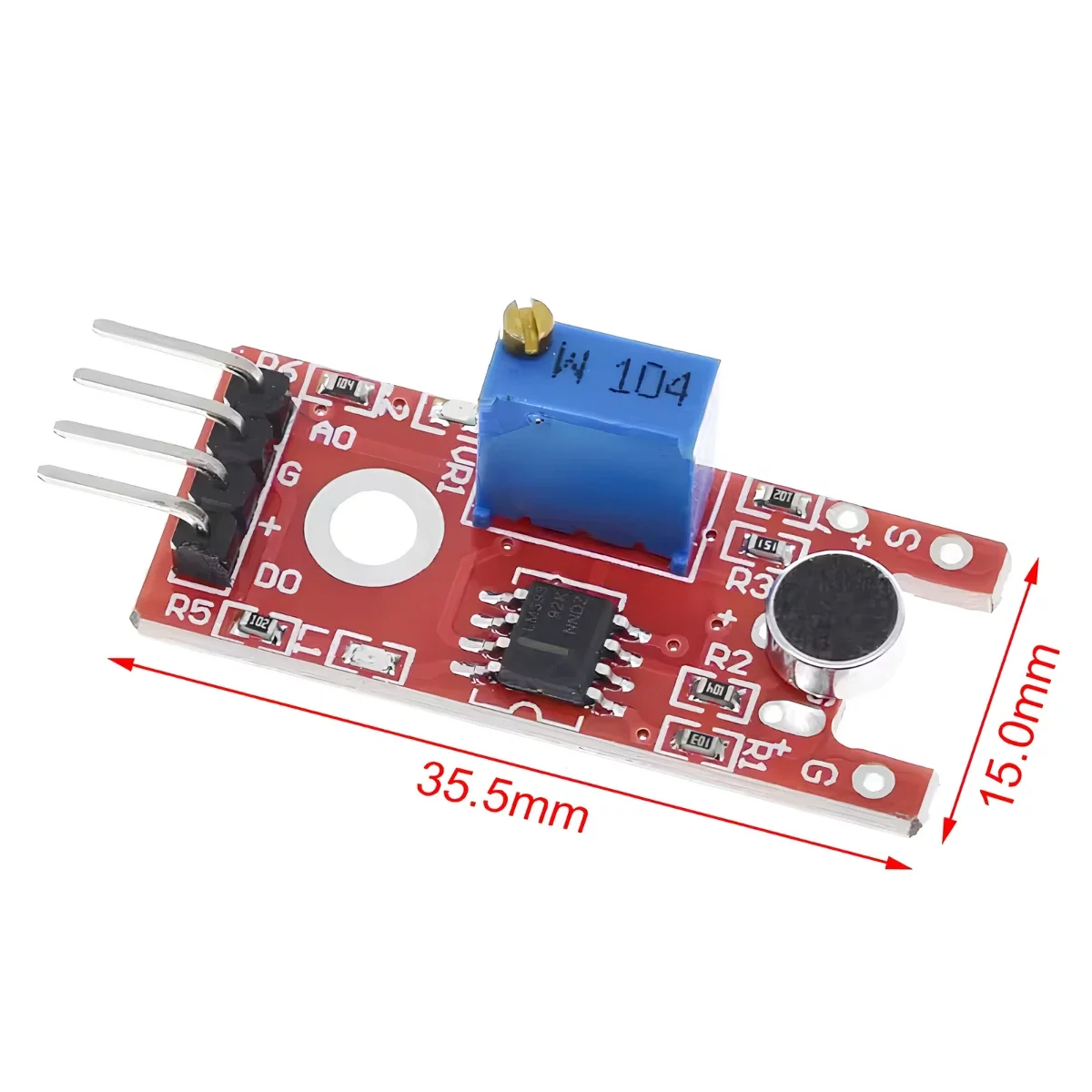 Sensor de Sonido KY-038 LM393 — vista 2