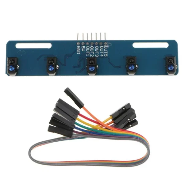 sensor seguidor de linea 5 canales