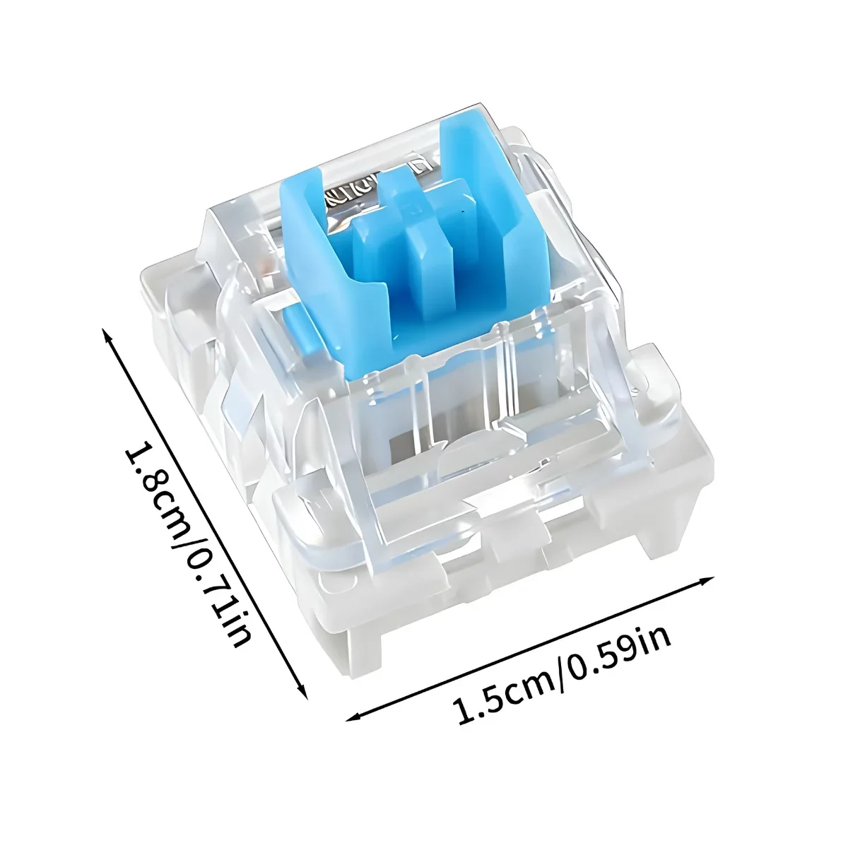 Switch Mecánico Azul Pack 10 — vista 2