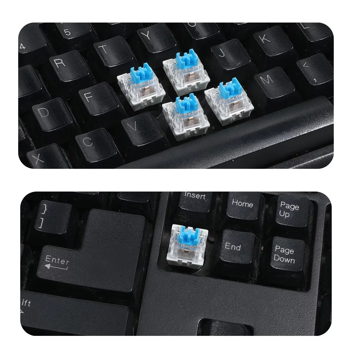 Switch Mecánico Azul Pack 10 — vista 3