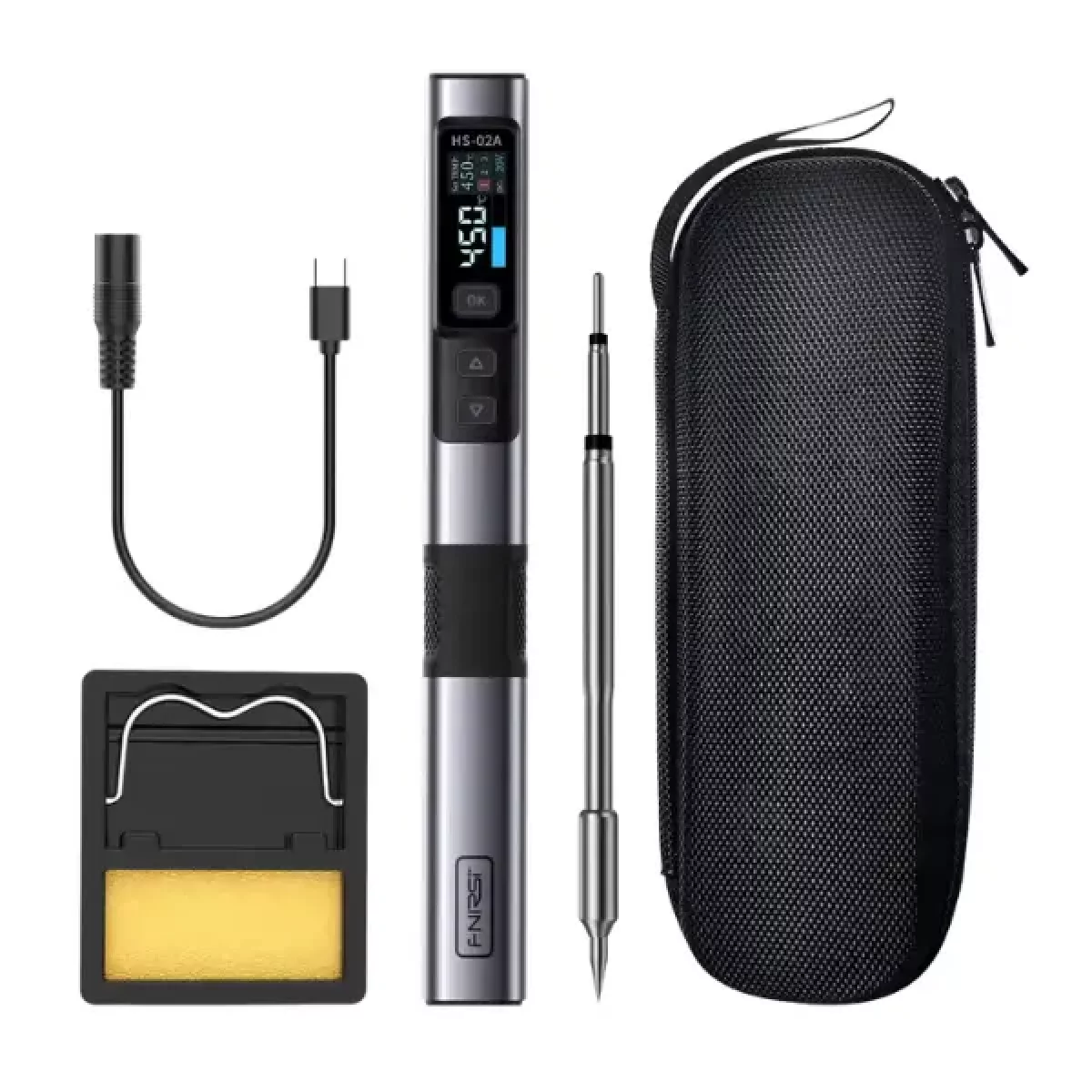 tester de baterías multímetro fnirsi btm-24 Cautin Fnirsi HS-02A MechatronicStore Tester Baterías Multímetro FNIRSI BTM-24