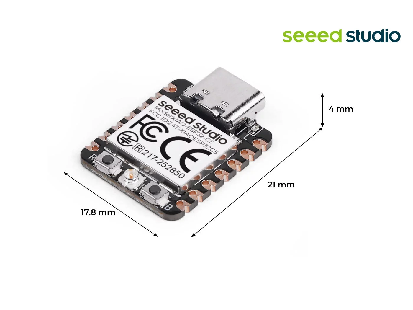 xiao esp32 c5 wifi 6 XIAO ESP32 C5 WiFi 6 5GHz MechatronicStore XIAO ESP32 C5 WiFi 6 5GHz — vista 6