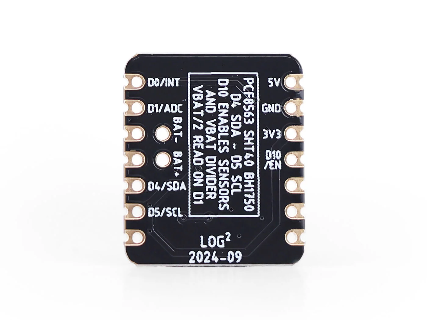 HAT Logger XIAO SHT40 BH1750 RTC — vista 3