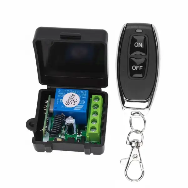 relé inalámbrico Relé inalámbrico 12V 1 canal interruptor RF 433MHz + control remoto MechatronicStore Relé inalámbrico 12V 1 canal interruptor RF 433MHz + control remoto